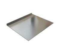 Baoblaze Stainless Steel Cutting Board Chopping Block Rustproof Kitchen Versatile Easy to Clean Kneading Rolling Bread Board Non Stick, 40x30cm