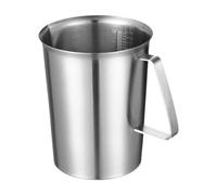 Baoblaze Stainless Steel Measuring Jug for Frothing, Easy Grip, Versatile Kitchen Tools for Baking, Preparing Drinks, Milk And Juice.