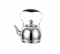 Baoblaze Stainless Teapot Infuser Pot Water Boiler Stovetop Jug with Spout and Secure Handle Suitable for Home Kitchens Restaurants teahouses Camp, Silver, 1.5L