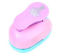 Baoblaze Stamp Edge Kids Paper Craft Punch Lever Action Paper Embossing Machine Lightweight for Cards, Albums 7.1x4.4x6cm Random Color, Style B