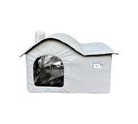 Baoblaze Stray Cats Shelter Cat Hideaway Waterproof Foldable Outdoor House Outdoor Shelter for Indoor Yard Hedgehog Barn Hamster, L