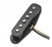 Baoblaze String Device Pickup Guitar Pickup Set Single Coil Replacement Pickups Alnico 5 Vintage Voice Hand Wound Punchy Rhythm Suitable for stage use, Black Bridge Pickup