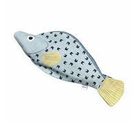 Baoblaze Student Pencil Case Canvas Grouper Fish Pencil Case Pen Pouch Stationery Holder Zipper Pouch Novelty Makeup Bag Change Purse Travel Organizer Soft Suitable for School Office Trips