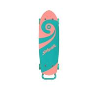 Baoblaze Surf Skateboard Toy Push Standing Deck Scooter Four Maple Aluminum PU Hardware suitable for outdoor recreation youth sports lessons, Teal Pink