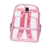Baoblaze Tennis Backpack Raquet Carrier Unisex Clear Waterproof Lighweight Gym Fashion Badminton Bag Tennis Rucksack for Men and Women, Pink