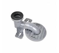 Baoblaze Toilet Displacer Offset Adapter Drain Pipe Fitting Shifter PVC Construction Flexible Layout Universal Compatibility Suitable for Toilet Relocation Home Renovation, 250MM, Toto