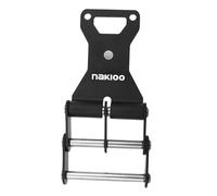 Baoblaze Tool Belt Pouch Buckle Belt Clip Sturdy Multifunctional Fastener Aluminum Alloy for Contractors Plumbers Woodworking Handymen, Black 60mm