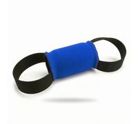 Baoblaze Toy Dog Tug Toy With Handles Toy Training Toy Bite Toy With Polyester Wrap And Loop Handles Suitable for obedience training interactive play outdoor exercise park visits, Blue