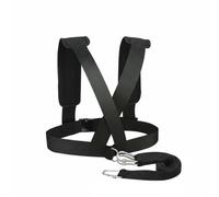 Baoblaze Training Belt Harness Strap Waist Belt Pulling Harness Resistance Nylon Material With Padded Shoulder Straps And Suitable for team practice athlete training, Black, Upgraded Version