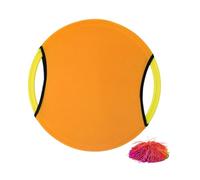 Baoblaze Trampoline Paddle Ball Set,Toss and Catch Game Indoor Outdoor Bouncy Paddle Stringy Ball Kids Play for Adults,Boys Girls,Lawn, Orange