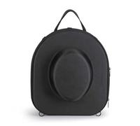Baoblaze Travel Storage Container Hat Case Carrier Organizer Box With Eva Shell And Smooth Zip Crush Resistant Dome Center For Shape Retention Carry Handle suitable for trips home storage