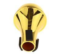 Baoblaze Trumpet Straight Lightweight Practice Trumpet Mute Trumpet Practice Parts for Jazz, Golden