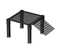 Baoblaze Turtle Basking Turtle Ramp Easy to Install Anti Slip Aquatic Reptile Ramp Dock Turtles Tank Accessories Resting Area, No Connecting Rod