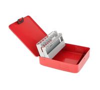 Baoblaze Twist Drill Bit Case Drill Bit Dispenser Organizer, Metal, Accessory Professional, Empty Drill Bit Index Box Storage Case, 41 Slots