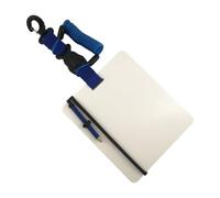 Baoblaze Underwater Dive Whiteboard with Floating Pen Lightweight for Snorkeling Portable Waterproof Erasable Communication Tool, Blue Spring