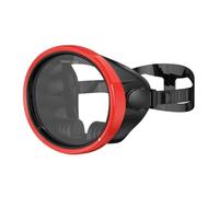 Baoblaze Underwater Vision Goggles Snorkel Diving Swim Facepiece With Reinforced Glass Window Cushioned Secure Rear Strap Build suitable for leisure diving , Red