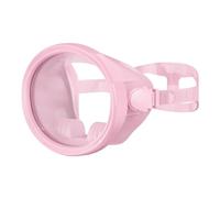 Baoblaze Underwater Vision Goggles Snorkel Diving Swim Facepiece With Reinforced Glass Window Cushioned Secure Rear Strap Build suitable for leisure diving , Light Pink