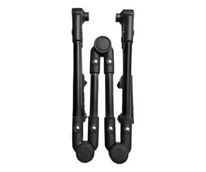 Baoblaze Utility Wagon Handle Folding Push Handle Bar Garden Bar Cart Accessories Foldable Universal Detachable Spare Part Push Pull Bar Multifunctional Wagon Accessories,Full Black A