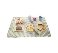 Baoblaze Vegetable Cutting Playset Wooden Pretend Food Kitchen Cutting Set With Water Based Paint And Slice Sound For Skill Practice Suitable for preschool , Fast Food SET