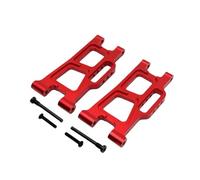 Baoblaze Vehicle Upgrade Arm Rear Lower Control Absorption Reinforced Aluminum Optimized Geometry Smooth Chassis Integration suitable for 1/12 RC Track, Red