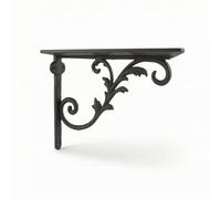 Baoblaze Wall Shelf Bracket Cast Iron Bracket Ornate Bracket Rustic Bracket with Weathered Texture and Classic Column Design Reliable Heavy Duty Support for , Lace-Edge