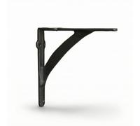 Baoblaze Wall Shelf Bracket Cast Iron Bracket Ornate Bracket Rustic Bracket with Weathered Texture and Classic Column Design Reliable Heavy Duty Support for , Curved
