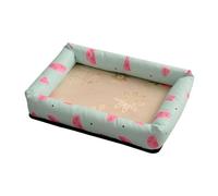 Baoblaze Washable Pet Bed Cat Nest Portable Four Season Soft Dog Bed Pet Summer Kennel Mats for Puppy Kitten Small Medium Dogs Playing, A
