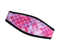 Baoblaze Waterproof Diving for Scuba Diving Snorkeling Swimming Slap Straps for Back of Head, Pink Shell Pattern
