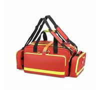 Baoblaze Waterproof Medical Bag Kit Organizer Backpack Carrier with Large Capacity Multi Pocket Layout Waterproof Build Adjustable Straps Suitable for Paramedics Ambulance Crews, Array, Red