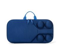 Baoblaze Waterproof Storage Case Case Racket Bag Carry Case Portable Organizer Hard Shell wear Resistant Exterior Gear Suitable for Training Commute Travel, Array, Dark Blue
