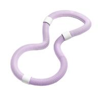 Baoblaze Weighted Fitness Hoop Abdominal Fitness Circle Adult Woman Exercise Hoop Low Noise Folding Workout Burning Equipment, 1.1kg