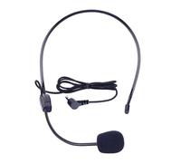 Baoblaze Wired Headset Headset Mic Head Mounted Multipurpose Mic Systems Volume Amplifier for Presentations Video Recording
