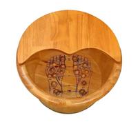 Baoblaze Wood Foot Bath Tub Footbath Basin Sauna Foot Tub with Lid Deep Barrel Foot Washing Bucket for Soaking Feet Foot SPA Women Men