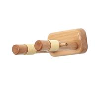 Baoblaze Wooden Guitar Hanger Ukulele Hanger Viola Hanger with Screws Hook Vertical Guitar Holder Wall Hook for Violin Acoustic Guitar