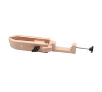 Baoblaze Wooden Leather Stitching Holder Adjustable Leathercraft Clamp for DIY Leather Hand Stitching