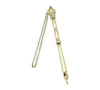 Baoblaze Yad Torah Pointer Bible Pointer Home Decor Zinc Alloy Bible Reading Tool Hand Pointer for Adults Jewish Bar Mitzvah Fireplace, Golden Crown Head
