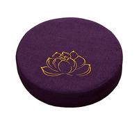 Baoblaze Yoga Meditation Cushion Tibetan Meditation Pillow Floor Pillow for Meditation Outdoor Prayer Living Room, Dark Violet 6cm