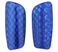 Baoblaze Youth Soccer Shin Guards with Impact-Resistant TPE Cover EVA Comfort Padding Ergonomic Secure Fit Innovative Grid Ventilation Structure Suitable for, Blue, L