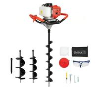 BAOCHADA 52cc Petrol Auger Post Hole Digger - 2.3HP Petrol Earth Auger