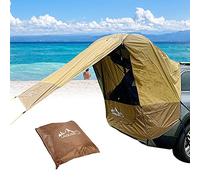 BAOCHADA Car Tailgate Tent Camping Car Trunk Awning, Portable Car Awning Tent for Sun Protection, Waterproof SUV Awning Shelter Fishing Shelter with B3 Screen Mesh, for SUV Camping Outdoor