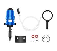BAOCHADA Water Powered Flow Dosing Pump 0.4%-4%, Adjustable Fertilizer Injector Automatic Hydraulic Chemical Fertilizer Injector, Proportioning Dispenser Liquid Dosing Device Irrigation Injector, Blue