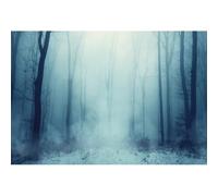Baocicco 10x8ft Scary Misty Forest Backdrop Haunted Forest Gloomy Creepy Dangerous Withered Tree Dead Lands Photography Background Zombie Party Halloween Costume Carnival Decoration Photo
