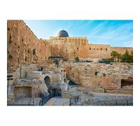 Baocicco 5x3ft Vintage Jerusalem Backdrops for Photography The Old City Ancient Ruins Historical Building Background Room Decor Jerusalem Travel Party Decorations Portrait Photo Props
