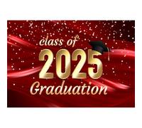 Baocicco 7x5ft Backdrop for Golden Class of 2019 Graduation Photography Background Black Bachelor Cap Red Luxury Silk Cloth Falling Gold Sequins Student Graduation Family Children Party Background