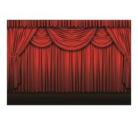 Baocicco 7x5ft Stage Drapes Backdrop Red Curtains Photography Background Concert Talent Show Performance Fashion Runway Party Birthday Party Children Adults Portrait Studio Video Prop