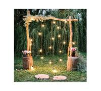 Baocicco 7x7ft Rustic Wedding Backdrops for Photography Engagement Ceremony Yard Garden Park Forest Wedding Decorations Countryside Style Party Photo Backdrop Birthday Girls Couples Studio Props