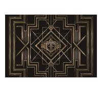 Baocicco 9x6ft Theme Backdrops for Photography Black and Golden Retro Texture Background Luxury Party Crazy Carnival Happy Birthday Party Portrait Booth Photo Studio Video Shooting Props