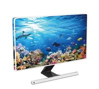 Baocicco Underwater Waterproof Screen TV Cover 45,46,47,48 Inch Ocean Undersea Life Tropical Fish Turtle Coral Design Television Covers Dust-Proof Anti-Scratch Protective Cover for LED LCD OLED TVs