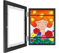 BAODBF Kids Art Frame a4,Kids Artwork Display Frame for 150 Pictures,Art Frame for Kids Drawings,Kids Art Frames Front Opening a4 for Pictures,Photos,Artworks,Schoolwork(1Pcs,B)