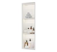 Baodiale Bathroom Wall Niche Stainless Steel Shower with Light Waterproof Recessed Alcove nizer Caddy for Bathroom Kitchen & Hotel Wall Mounted Storage Solution
